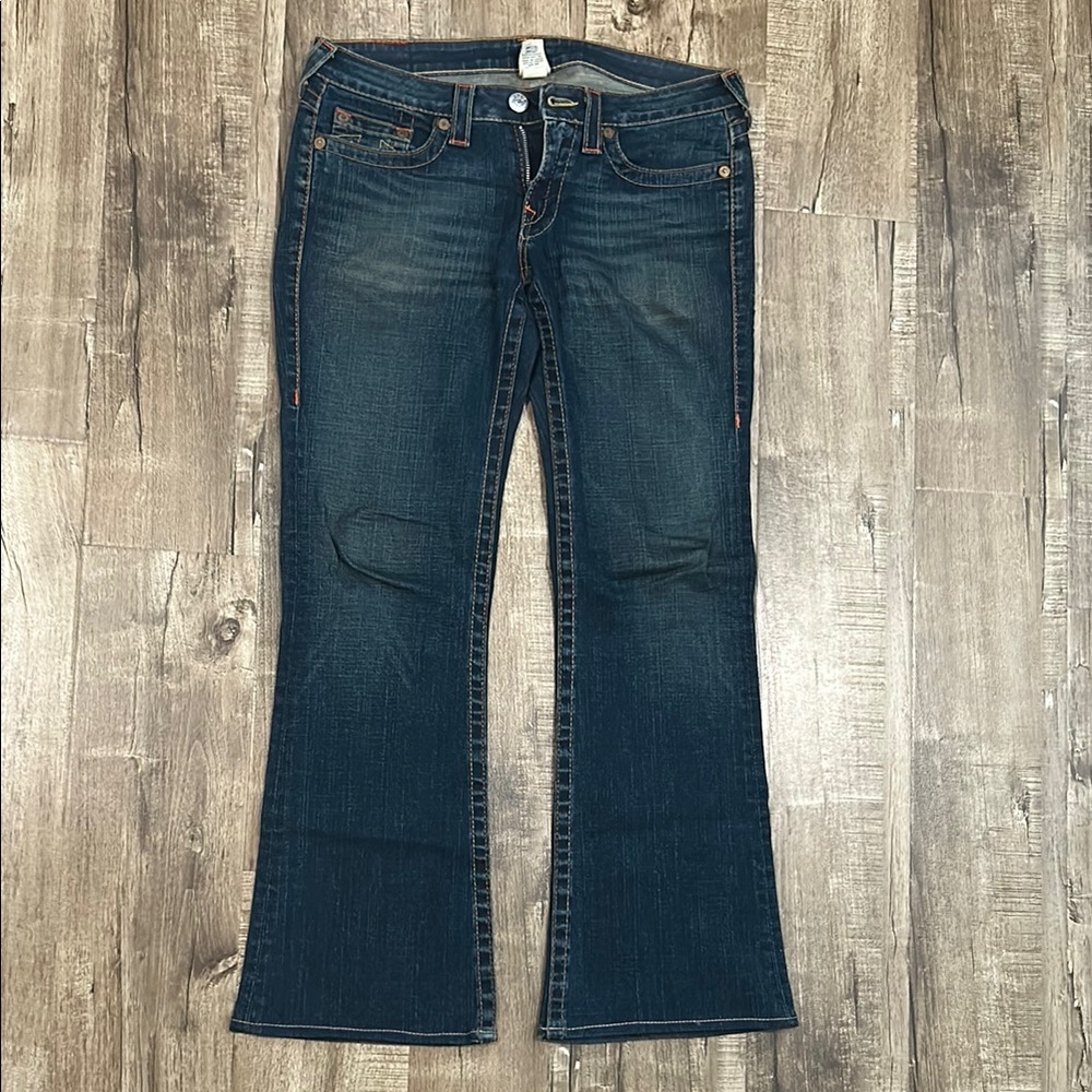 True Religion Low Rise Bootcut Jeans